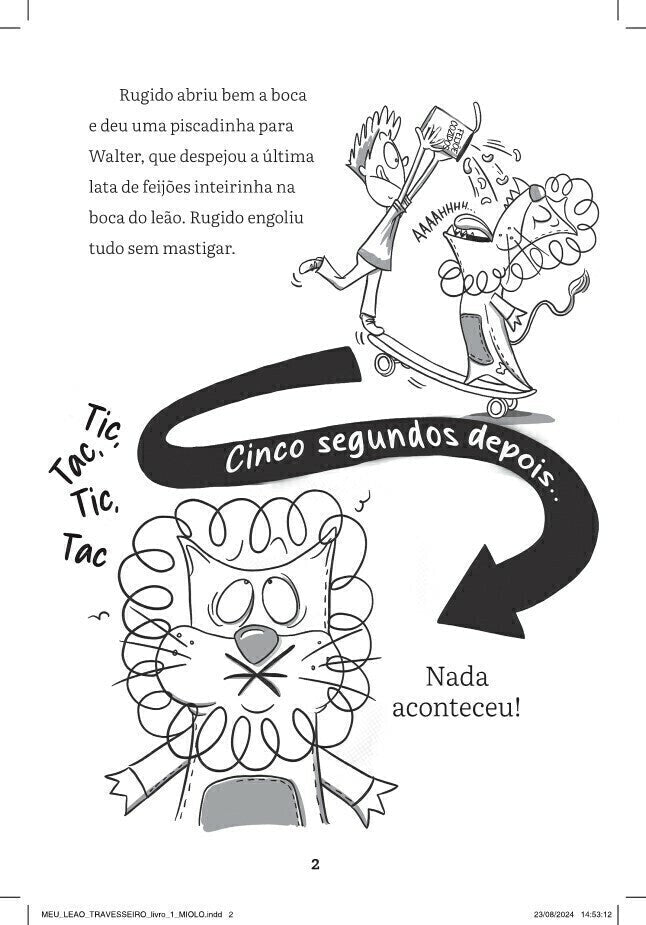 Meu Leão Travesseiro 1 - Editora Fundamento livro_infantil