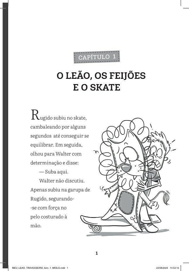 Meu Leão Travesseiro 1 - Editora Fundamento livro_infantil