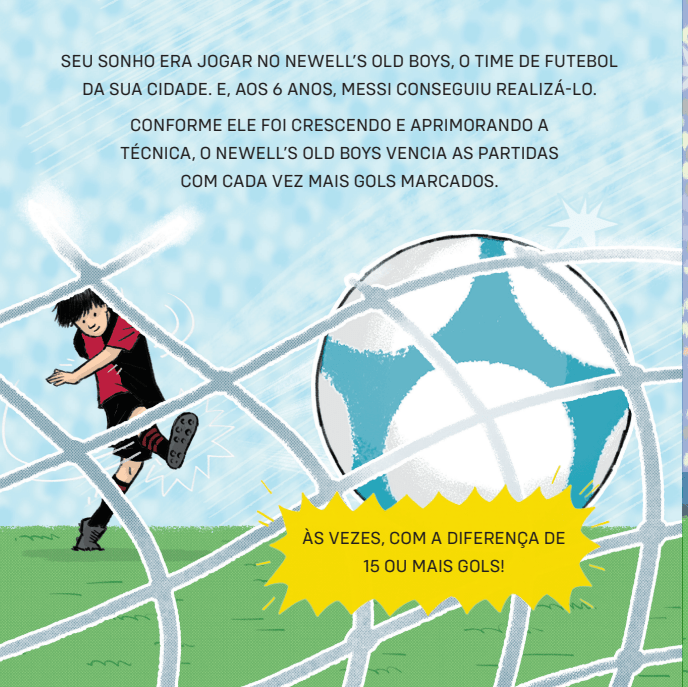 Meus Campeões - Messi - Editora Fundamento livro_infantil