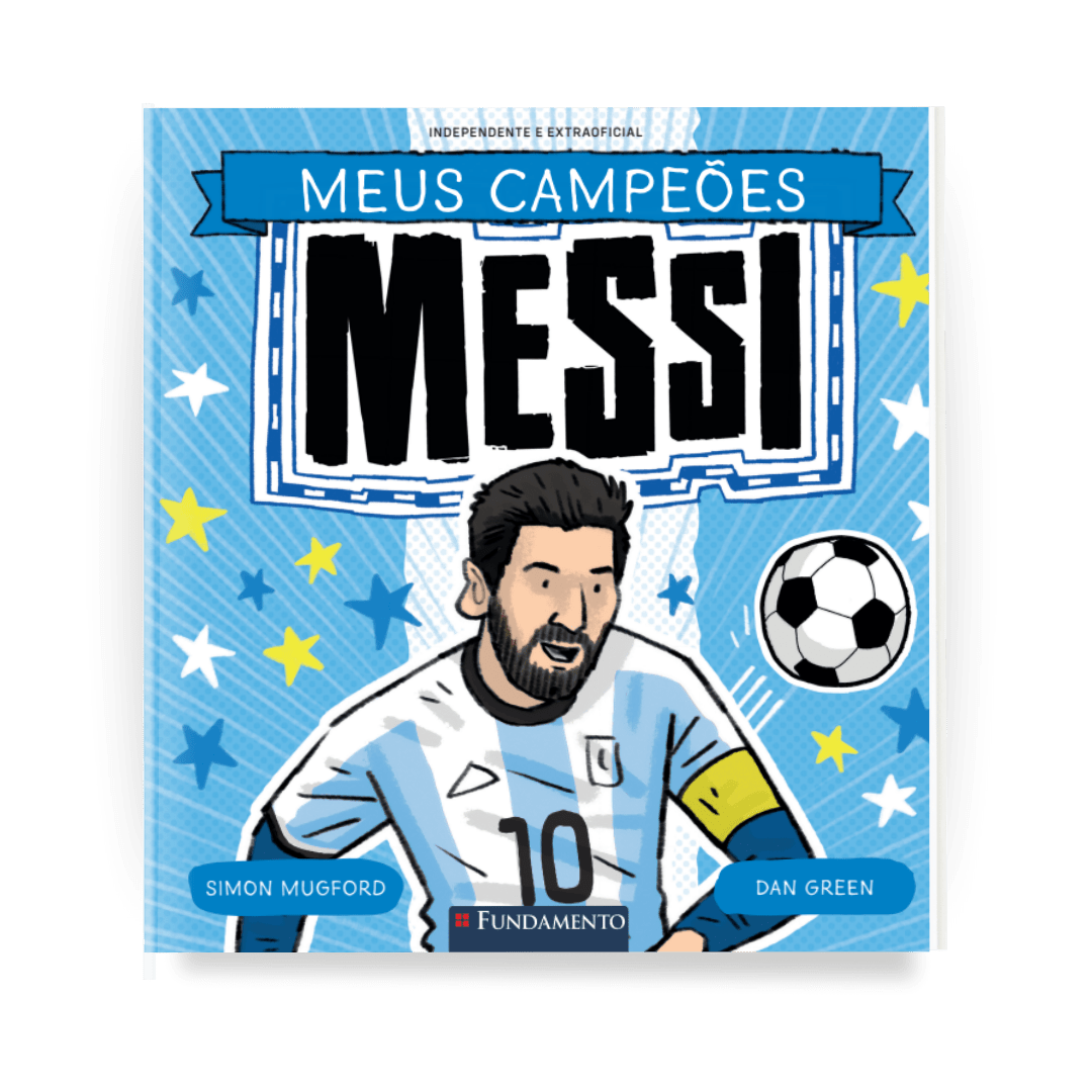 Meus Campeões - Messi - Editora Fundamento livro_infantil
