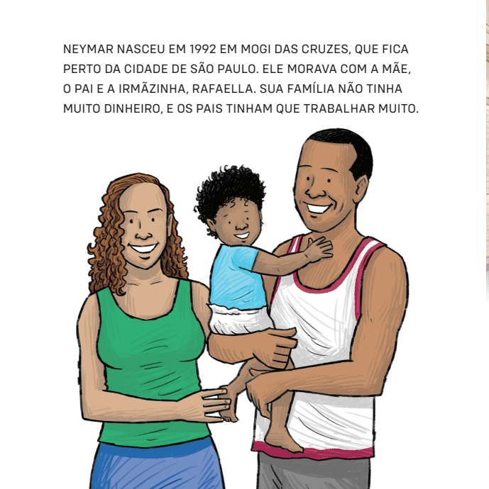 Meus Campeões - Neymar - Editora Fundamento livro_infantil