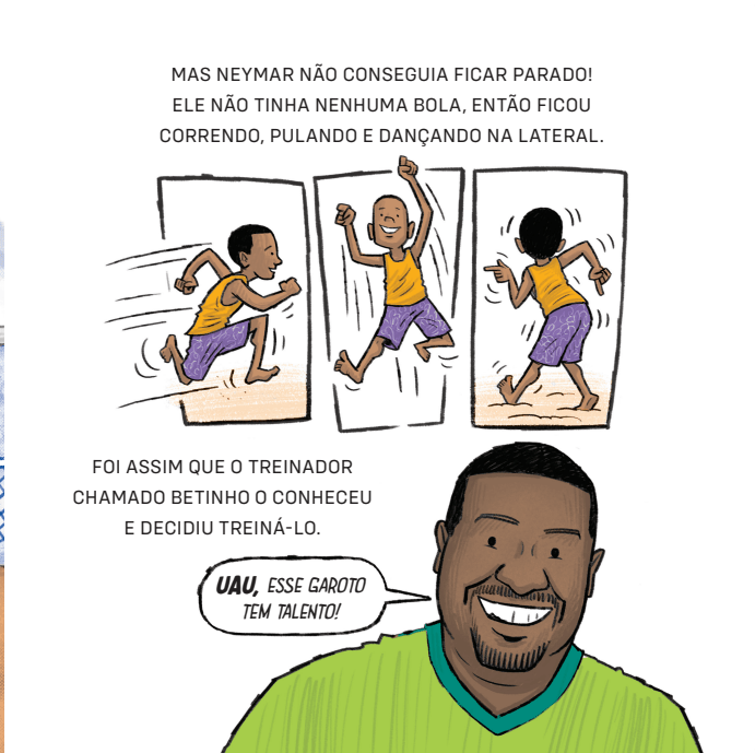 Meus Campeões - Neymar - Editora Fundamento livro_infantil