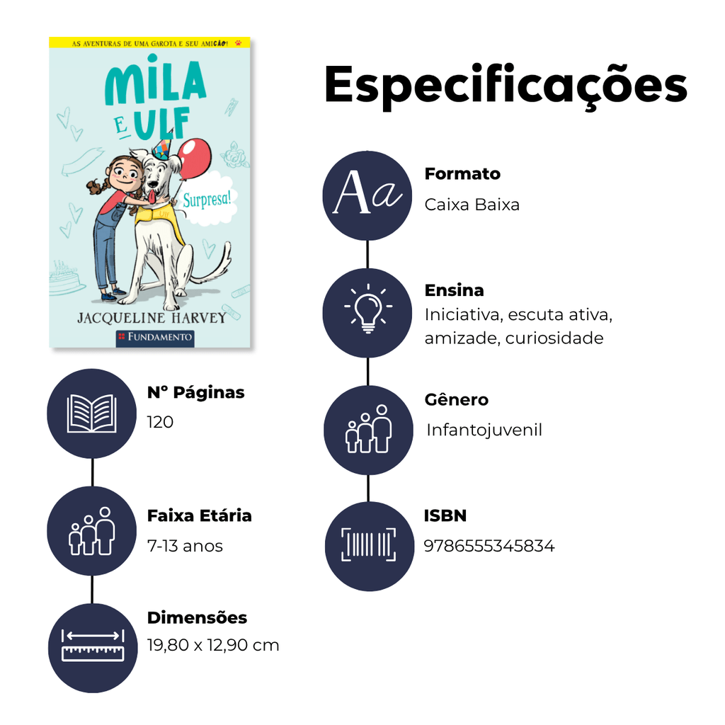 Mila & Ulf 2: Surpresa! - Editora Fundamento livro_infantil