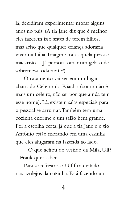 Mila & Ulf 4: O Casamento da Tia Jane - Editora Fundamento livro_infantil