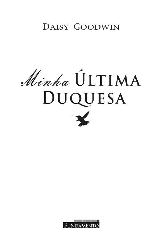 Minha Última Duquesa - Editora Fundamento livro_infantil