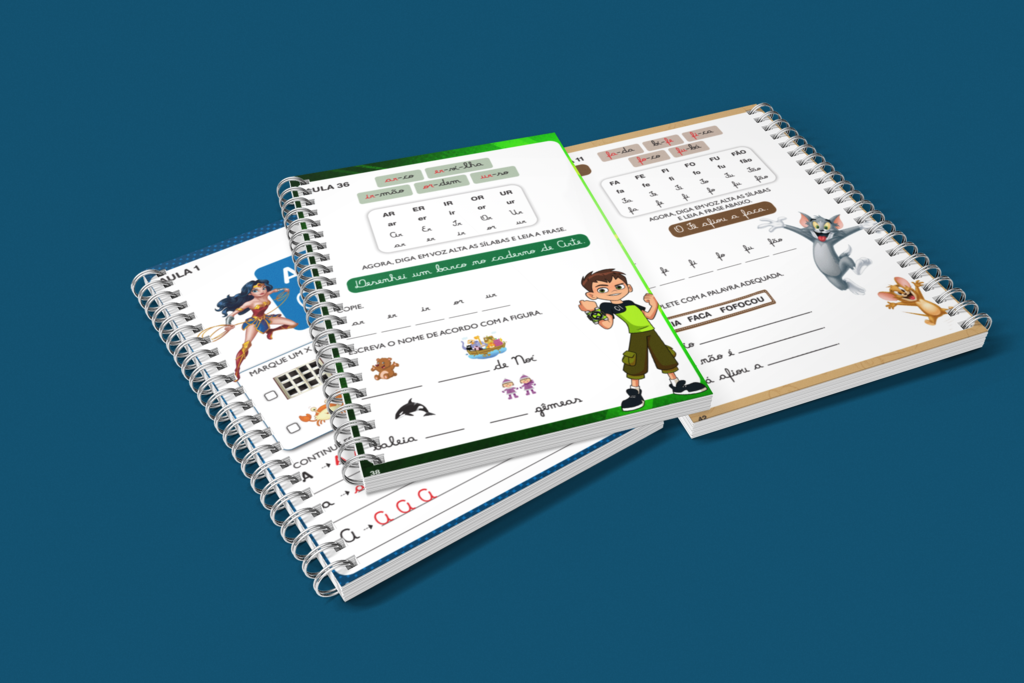 Kit Mundo Alfabeto - 2 Livros de Alfabetização + Acesso a Videoaulas Dinâmicas