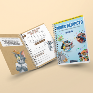 Kit Mundo Alfabeto - 2 Livros de Alfabetização + Acesso a Videoaulas Dinâmicas