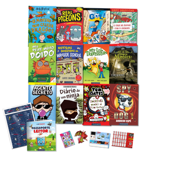 Kit Clube Fundamento Expresso - 12 Livros (Meninos 10 a 13 Anos)