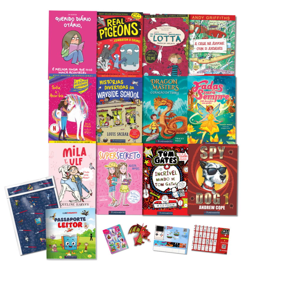 Kit Clube Fundamento Expresso - 12 Livros (Meninas 10 a 13 Anos)