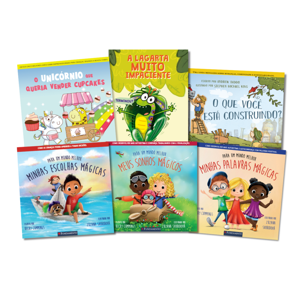 Kit Como Criar Filhos Fortes e Mais Felizes - 6 Livros Infantis para 3-6 Anos