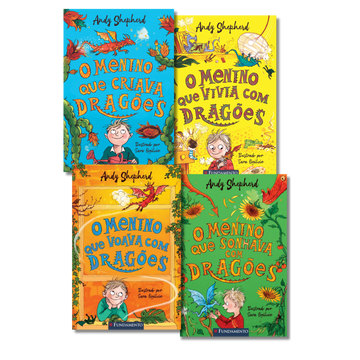 Kit O Menino Que Criava Dragões - 4 Livros (1 ao 4)