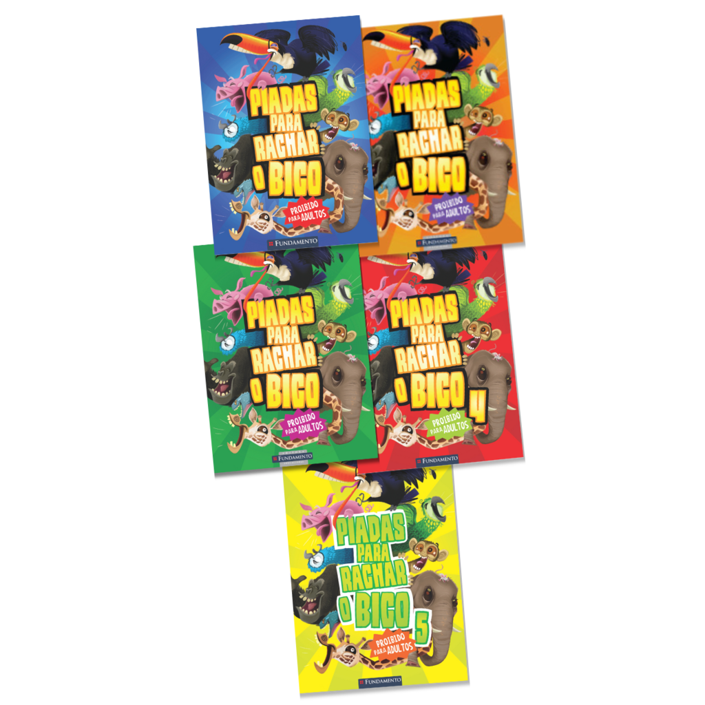 Kit Piadas para Rachar o Bico - 5 Livros