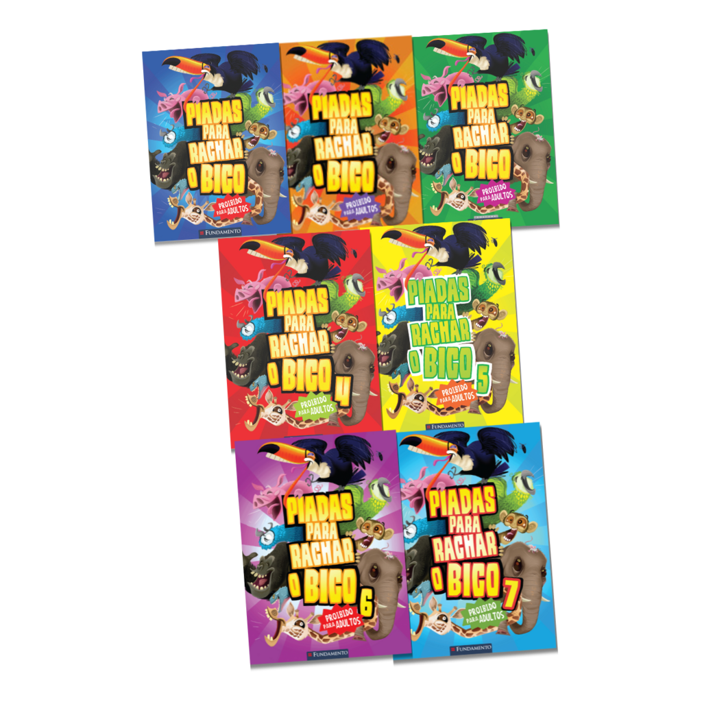 Kit Piadas para Rachar o Bico - 7 Livros