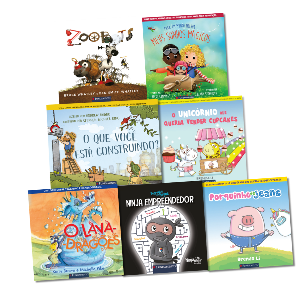 Kit Empreendedor Infantil com 7 Livros