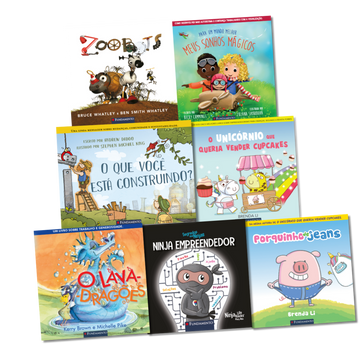Kit Empreendedor Infantil com 7 Livros