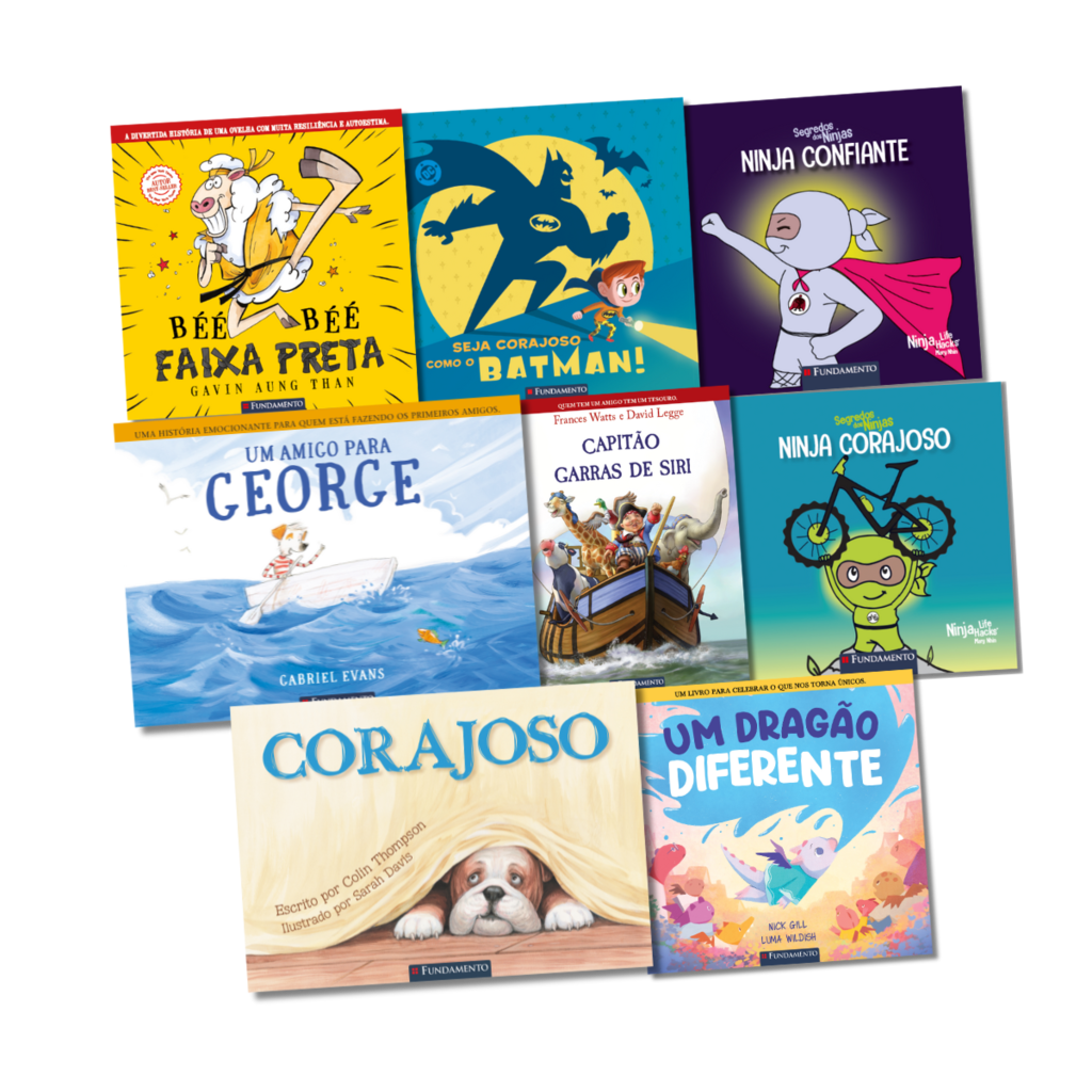 Kit Seu Filho Mais Corajoso e Mais Confiante - 8 Livros