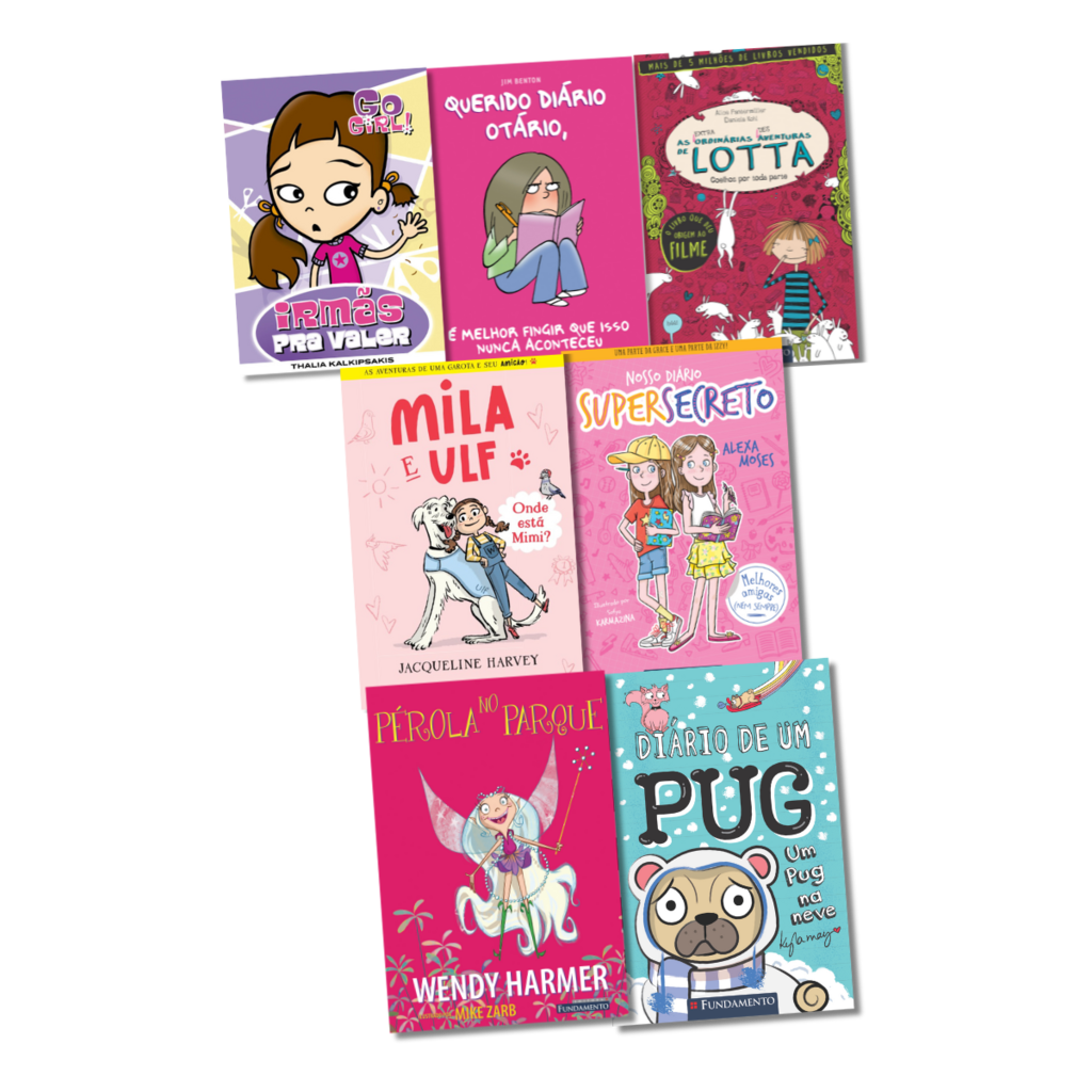 Kit Best-Sellers Fundamento - 7 Livros (Meninas 7-11 Anos)