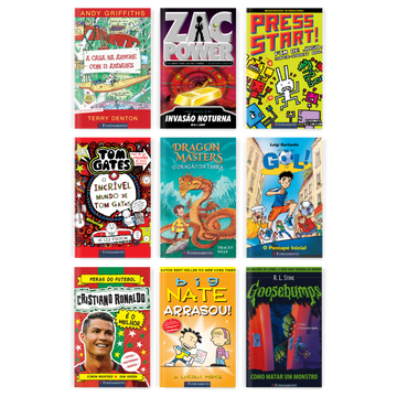 Kit Best-Sellers Fundamento - 9 Livros (Meninos 9-12 Anos)
