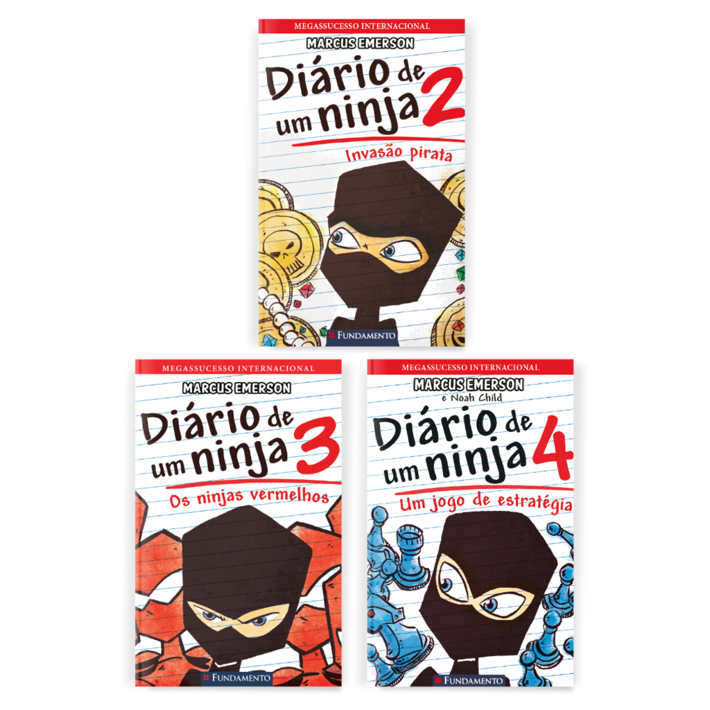 Kit Diario de Um Ninja - 3 Livros (2 ao 4)