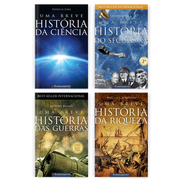 Kit Uma Breve História: 4 Livros