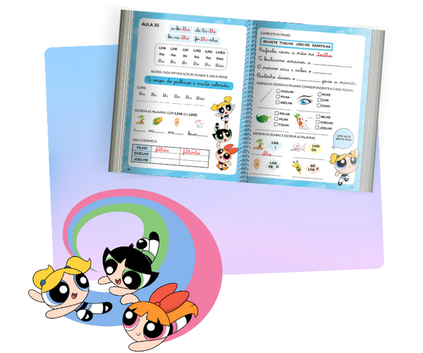 Kit Mundo Alfabeto - 2 Livros de Alfabetização + Acesso a Videoaulas Dinâmicas
