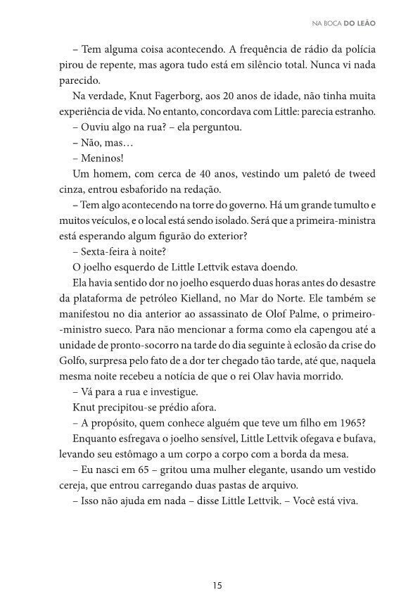 Na Boca do Leão - Anne Holt - Editora Fundamento livro_infantil