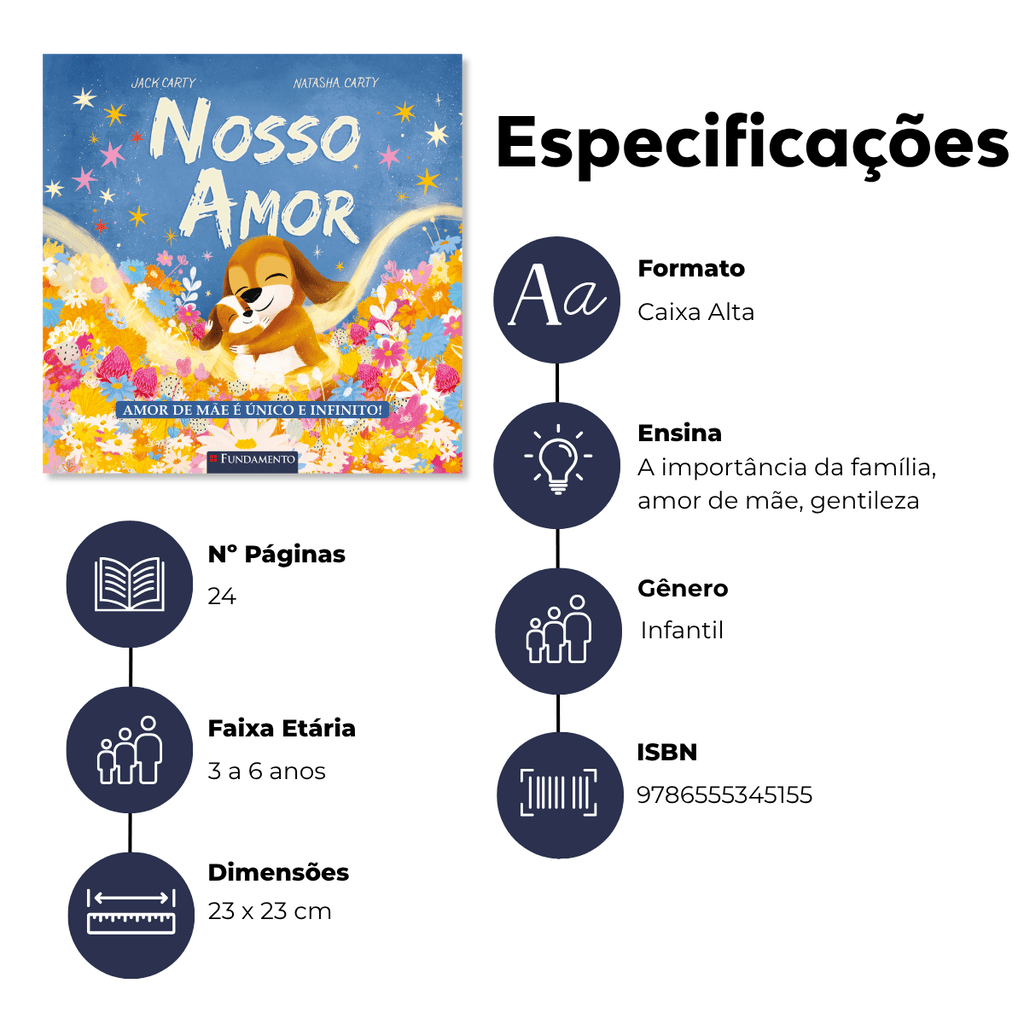 Nosso Amor - Editora Fundamento livro_infantil