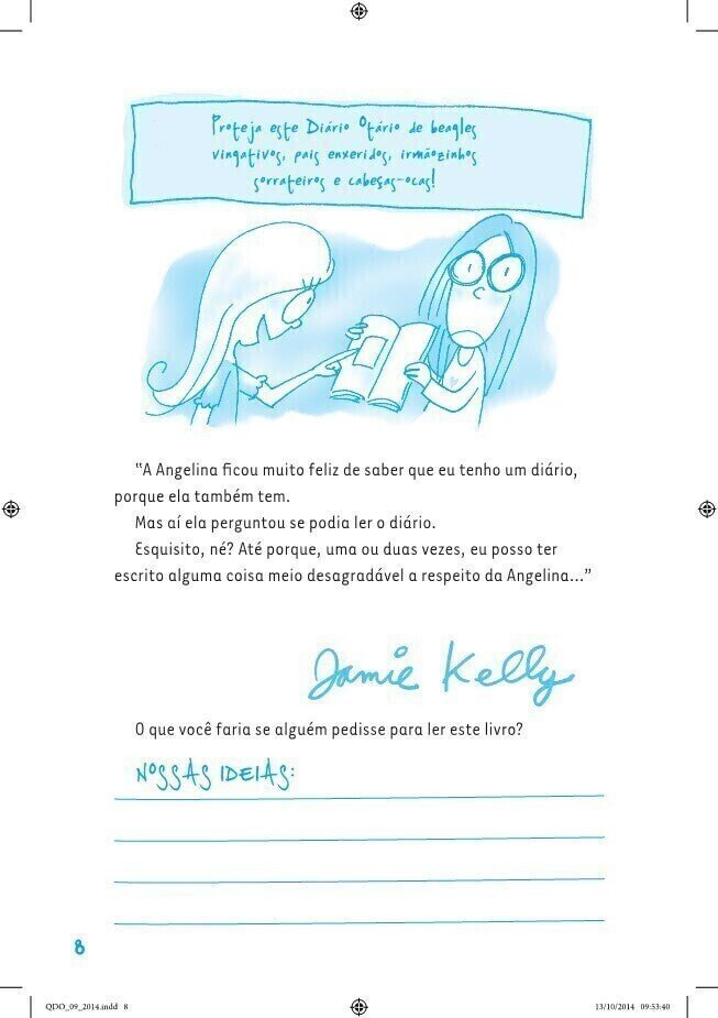 Nosso Diário Otário - Um Diário para Dividir com As Suas Amigas - Editora Fundamento livro_infantil