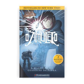 O Amuleto 02 - A Maldição do Guardião da Pedra - Editora Fundamento livro_infantil