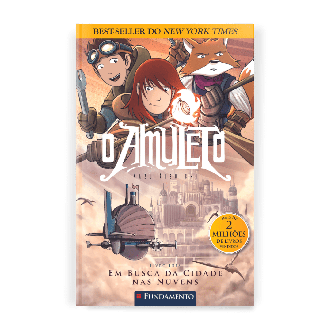 O Amuleto 03 - Em Busca da Cidade Nas Nuvens - Editora Fundamento livro_infantil