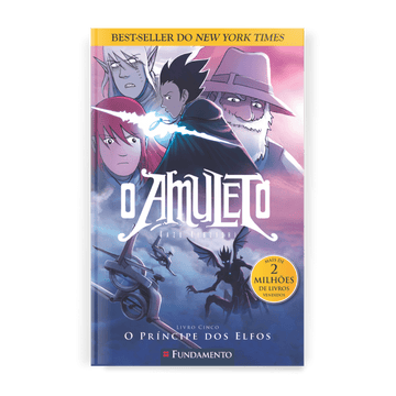 O Amuleto 05 - O Príncipe dos Elfos - Editora Fundamento livro_infantil