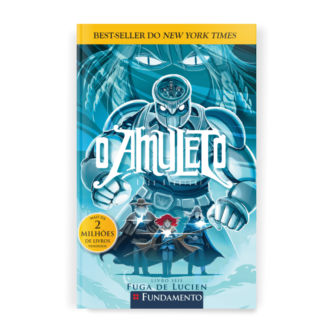 O Amuleto 06 - Fuga de Lucien - Editora Fundamento livro_infantil