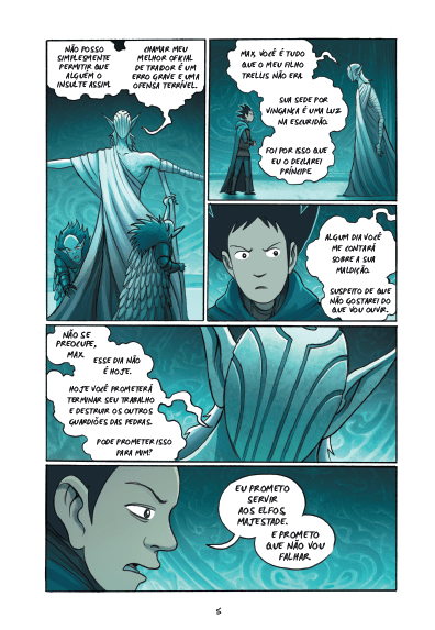 O Amuleto 06 - Fuga de Lucien - Editora Fundamento livro_infantil