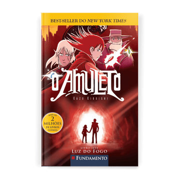 o Amuleto 07 - Luz do Fogo - Editora Fundamento livro_infantil