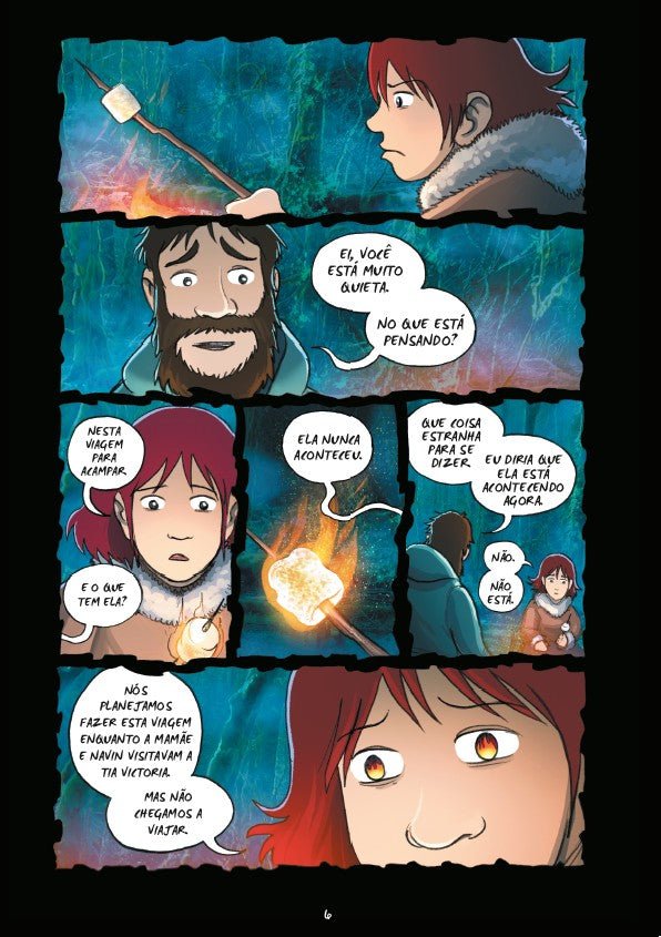 o Amuleto 07 - Luz do Fogo - Editora Fundamento livro_infantil
