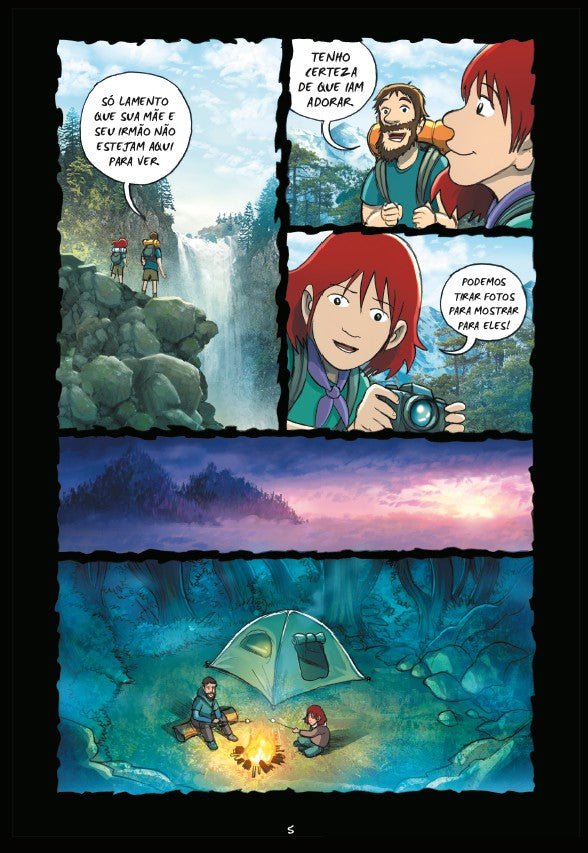 o Amuleto 07 - Luz do Fogo - Editora Fundamento livro_infantil