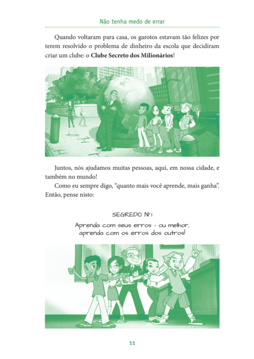 O Clube Secreto dos Milionários: Seu Filho Vai Aprender com Warren Buffett - Editora Fundamento livro_infantil