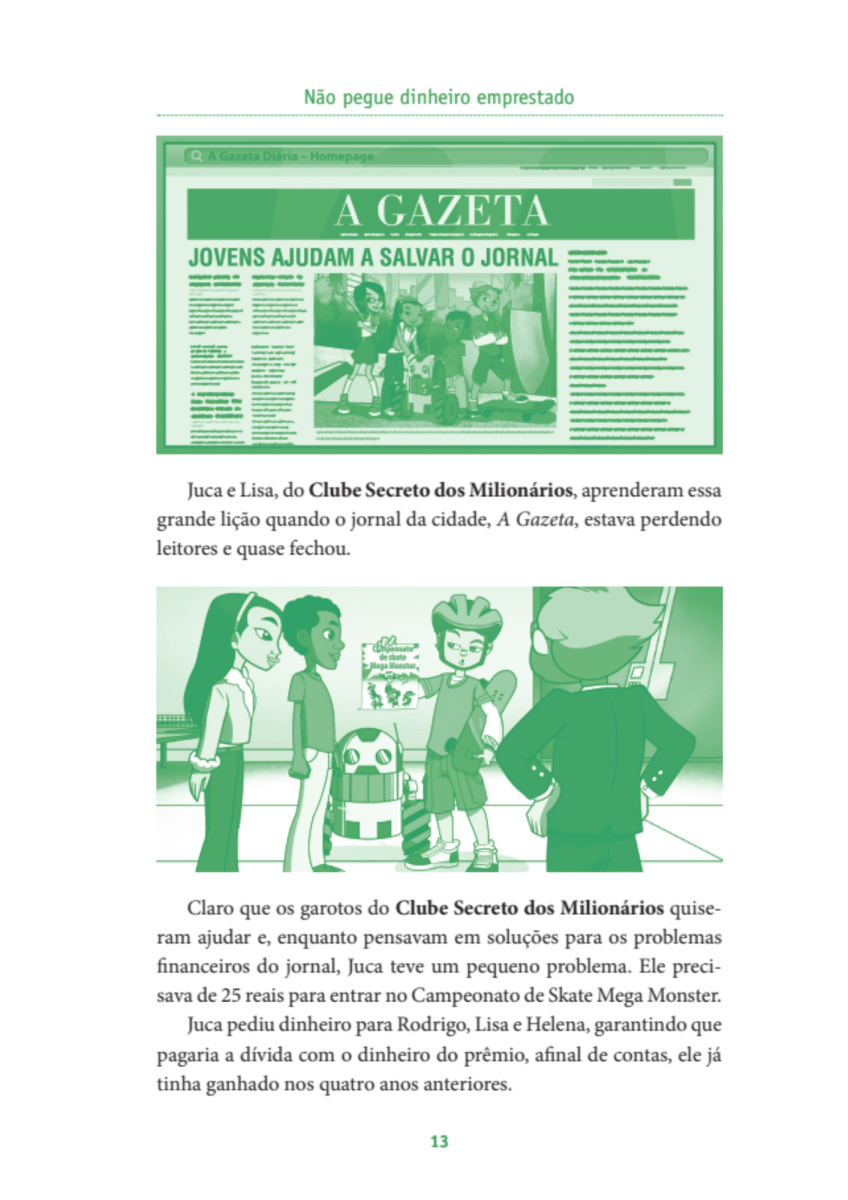 O Clube Secreto dos Milionários: Seu Filho Vai Aprender com Warren Buffett - Editora Fundamento livro_infantil