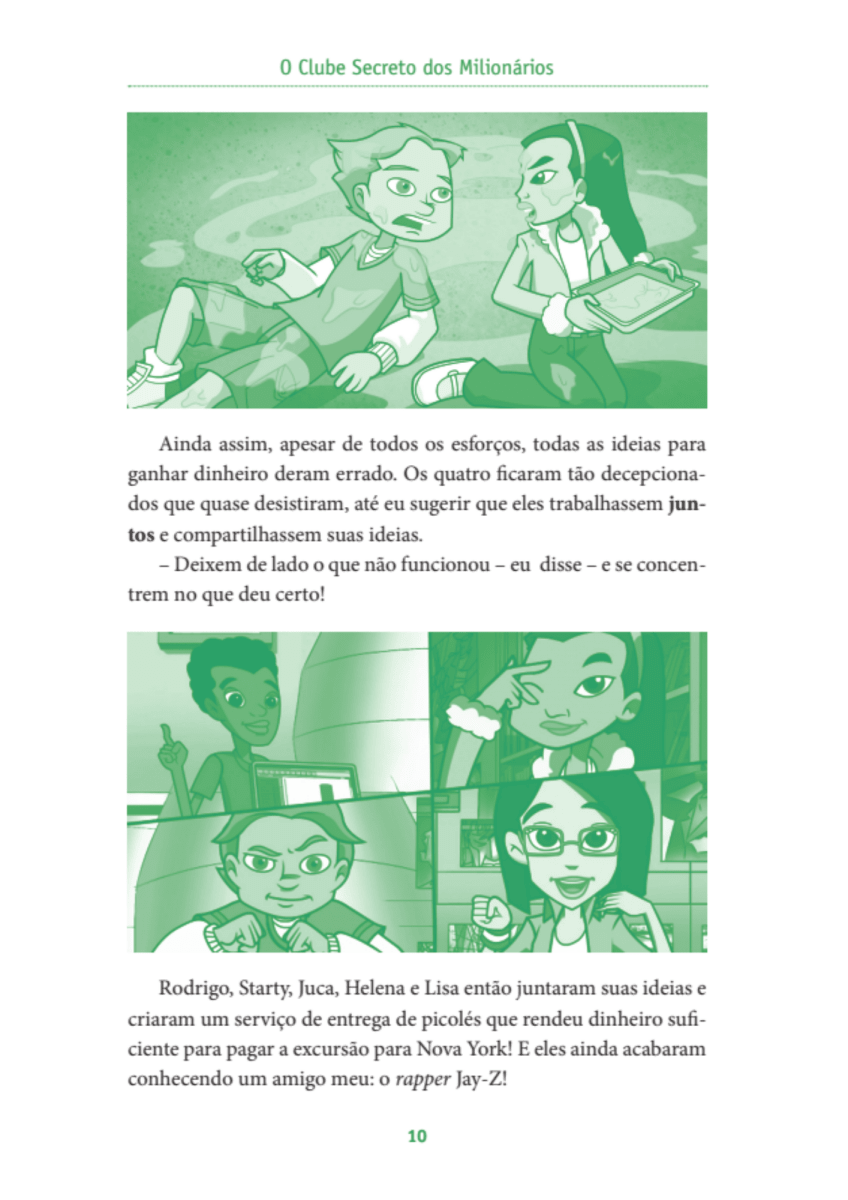 O Clube Secreto dos Milionários: Seu Filho Vai Aprender com Warren Buffett - Editora Fundamento livro_infantil