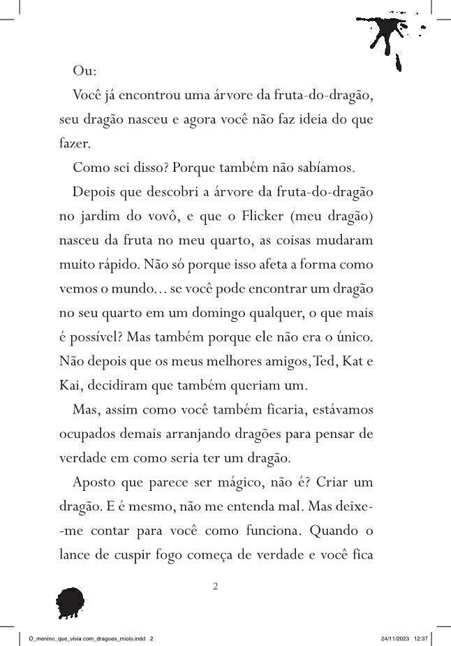 O Menino Que Vivia com Dragões - Série o Menino Que Criava Dragões, Vol. 2 - Editora Fundamento livro_infantil