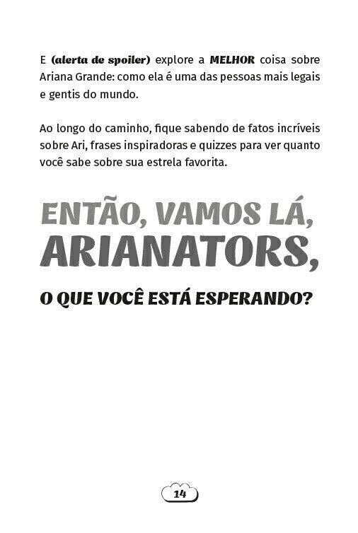O Mundo de Ariana Grande - o Melhor Guia Extraoficial para Fãs - Editora Fundamento livro_infantil