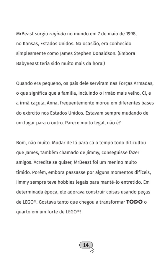 o Mundo de Mr Beast - o Melhor Guia Extraoficial para Fãs - Editora Fundamento livro_infantil