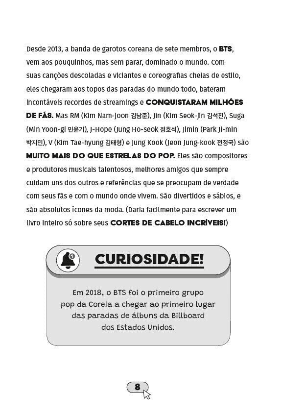 O Mundo do BTS - o Melhor Guia Extraoficial para Fãs - Editora Fundamento livro_infantil