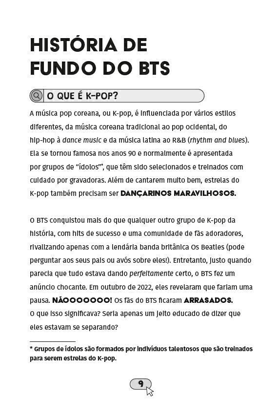 O Mundo do BTS - o Melhor Guia Extraoficial para Fãs - Editora Fundamento livro_infantil