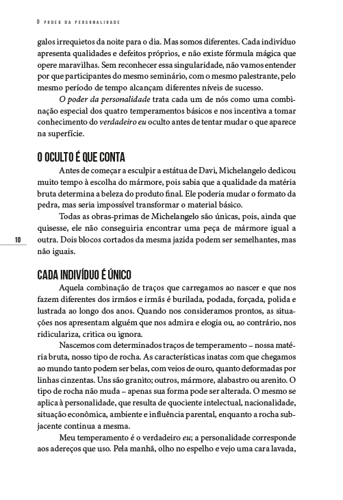 O Poder da Personalidade - Editora Fundamento livro_infantil