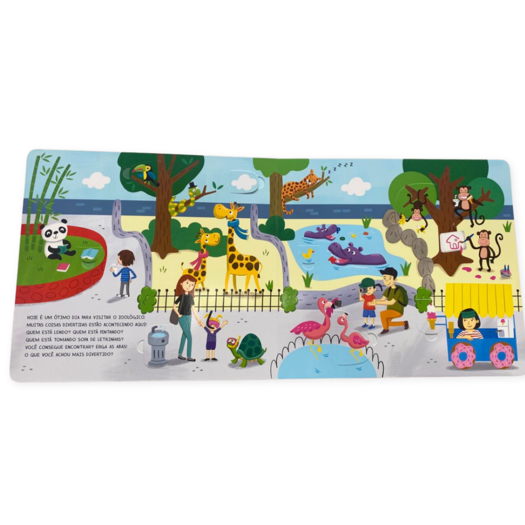 o Que Há no Zoológico - Editora Fundamento livro_infantil