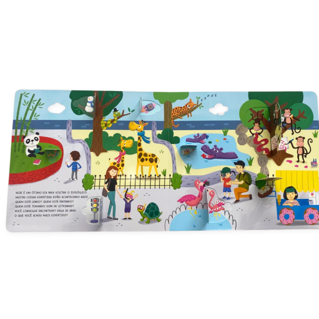 o Que Há no Zoológico - Editora Fundamento livro_infantil