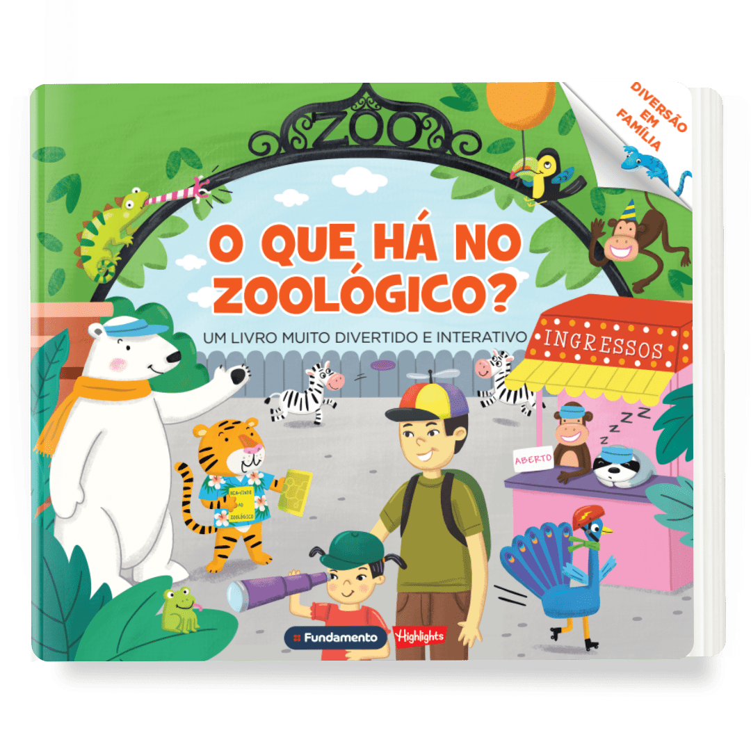 o Que Há no Zoológico - Editora Fundamento livro_infantil