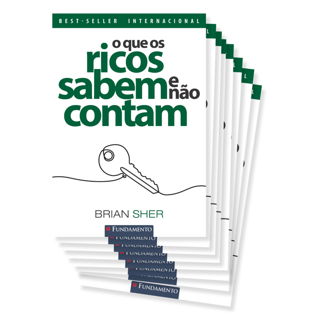 Kit com 50 Livros o Que Os Ricos Sabem e Não Contam