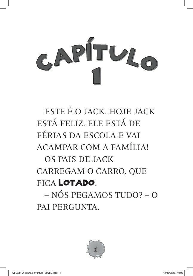 Oi, Jack - a Grande Aventura - Editora Fundamento livro_infantil